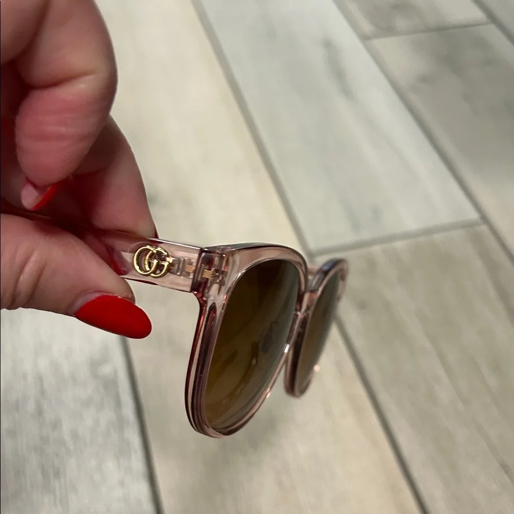Gucci  Translucent Pink Sunglasses - Picture 2 of 11